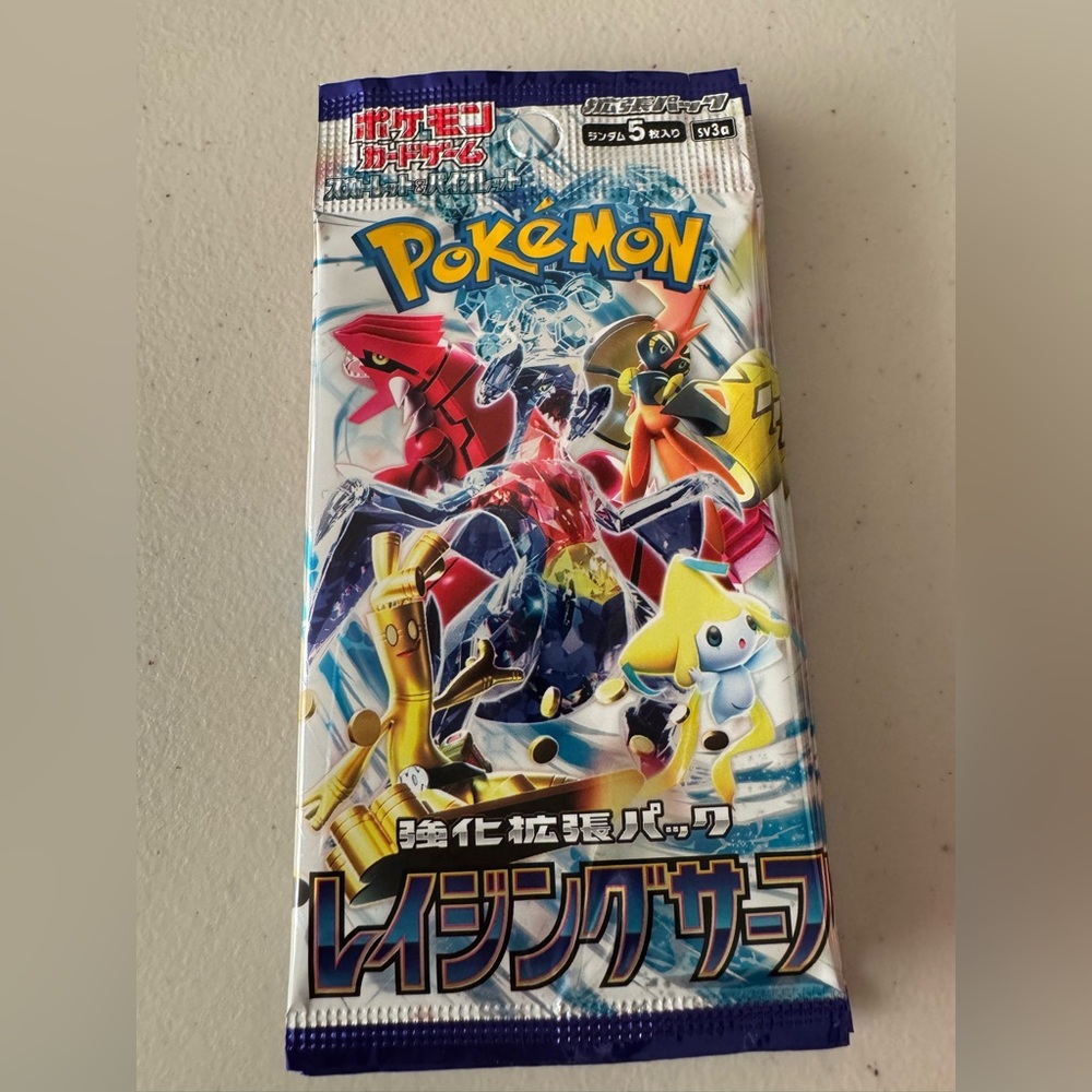 NWT 6 Unopened Japanese Pokémon "Raging Surf" (SV3a) Booster Packs - Picture 3 of 3